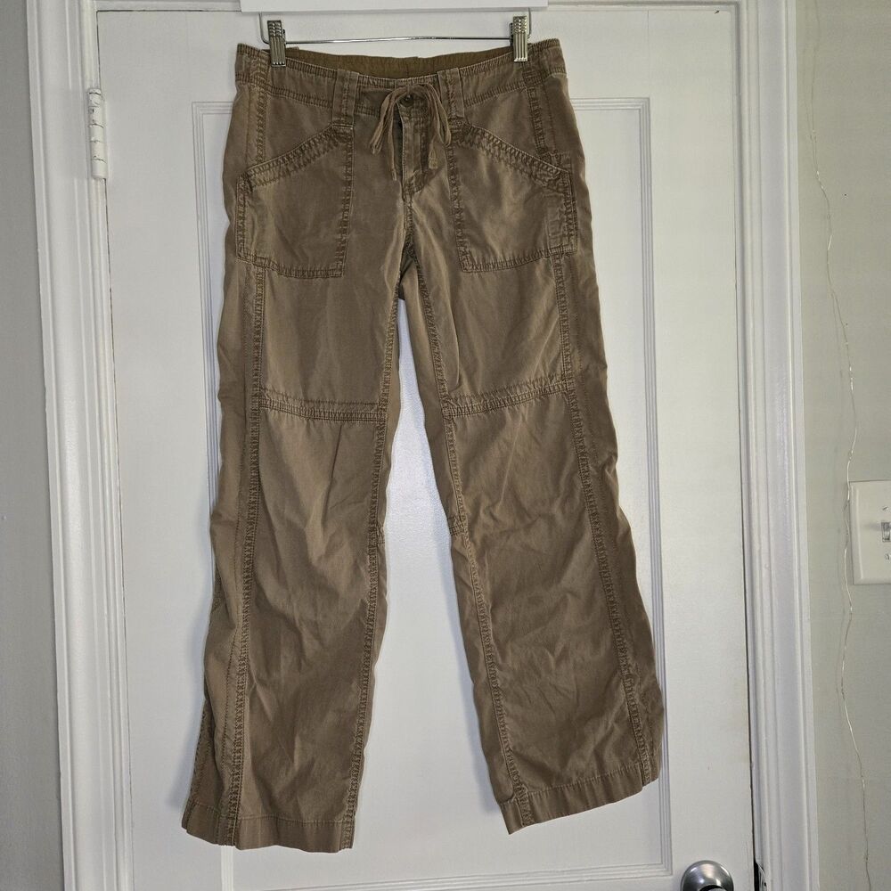 Gap Y2K Utility Cargo Pants Womens 4 Low Rise Wide Leg Streetwear
